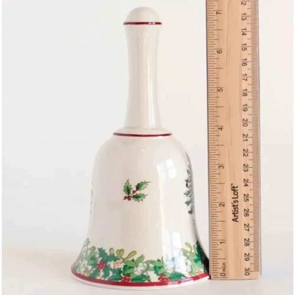 Spode Limited‎ Edition 70th Anniversary 2008 Christmas Tree Porcelain Bell 7.5